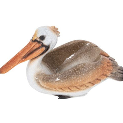 Pelican Bottle Holder, FREE SHIPPING, Pelican Figurine, Pelican Statue, Beach Gift, Beach Decor, Wine Bottle Holder Countertop - Pink Horse Florida