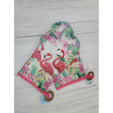 Flamingo Oven Mitts, Coastal Oven Mitts SET OF TWO, Flamingo Kitchen, Flamingo Pot Holder - Pink Horse Florida