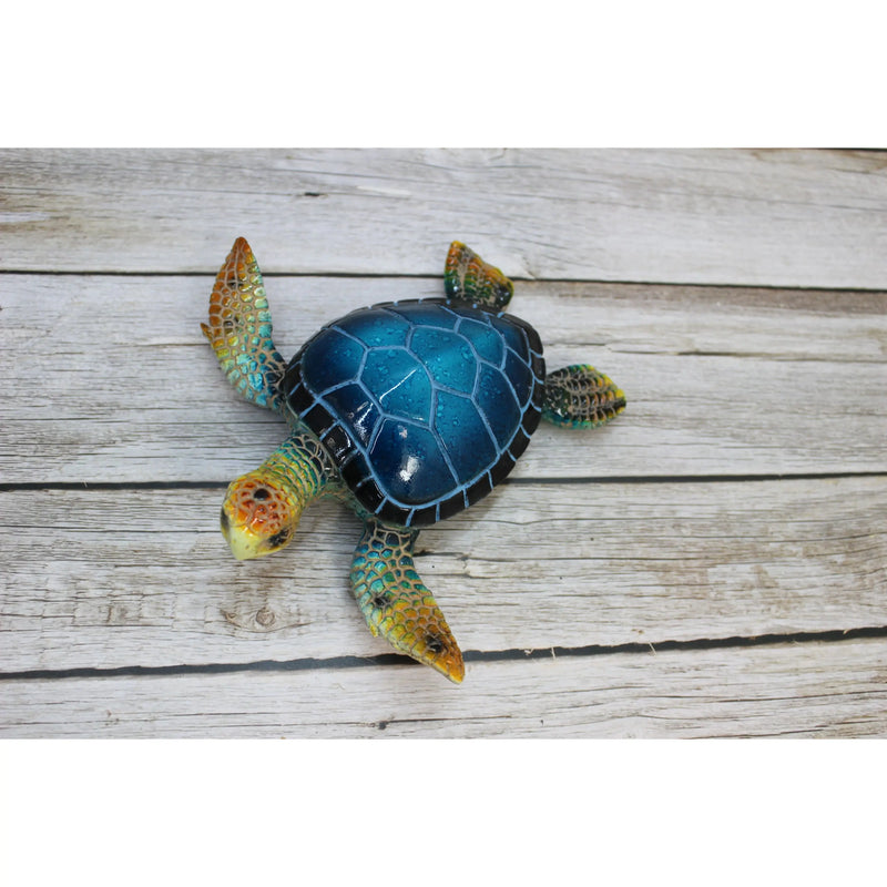 Turtle Figurine, Sea Turtle Figurine, Sea Turtle Decor, Turtle Wall Decor, Turtle Decor, Beach Home, - Pink Horse Florida