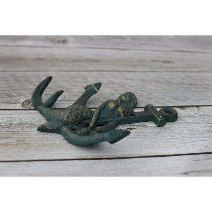 Mermaid Hook, Anchor Hook, Mermaid Anchor Hook, Mermaid Key Hook, Beach Decor, Mermaid Decor, Key - Pink Horse Florida
