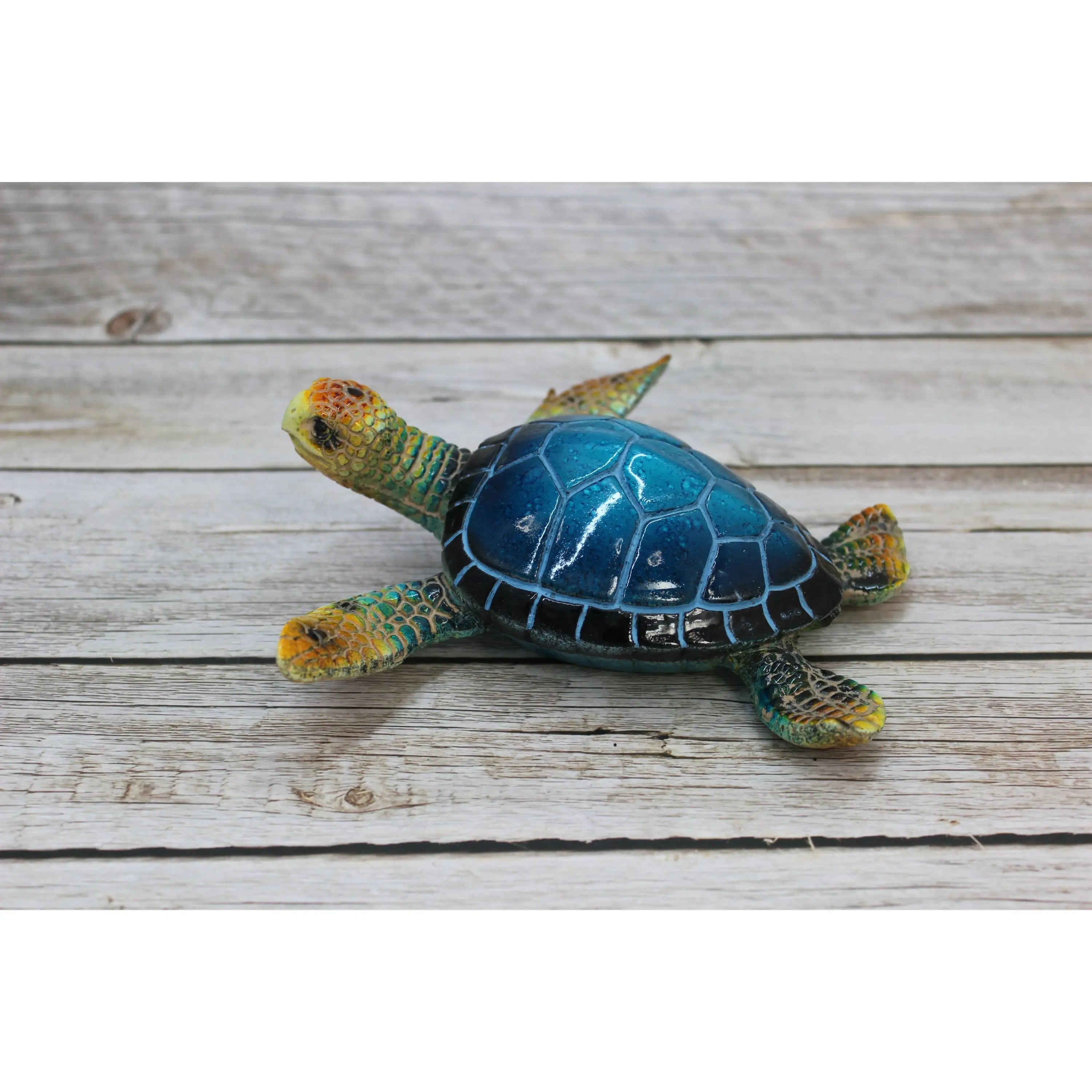 Turtle Figurine, Sea Turtle Figurine, Sea Turtle Decor, Turtle Wall Decor, Turtle Decor, Beach Home, - Pink Horse Florida