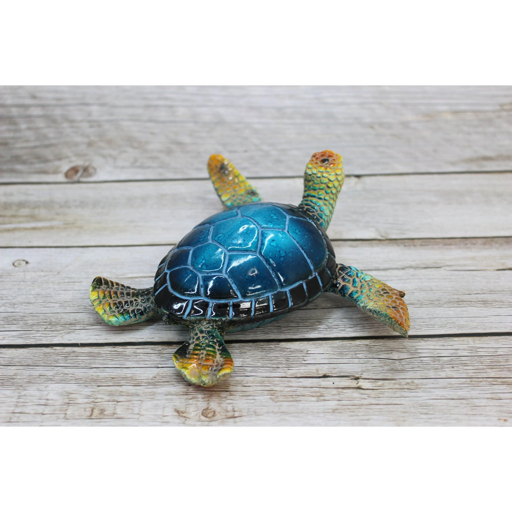 Turtle Figurine, Sea Turtle Figurine, Sea Turtle Decor, Turtle Wall Decor, Turtle Decor, Beach Home, - Pink Horse Florida