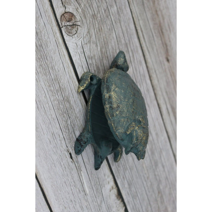 Turtle Door Knocker, Sea Turtle Door Knocker, Turtle Door, Sea Turtle Door, Turtle Decor, Sea Turtle - Pink Horse Florida