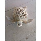 Sea Turtle Coral Look, Turtle Figurine, Miniature Turtle, BIG turtle 13'' - Pink Horse Florida