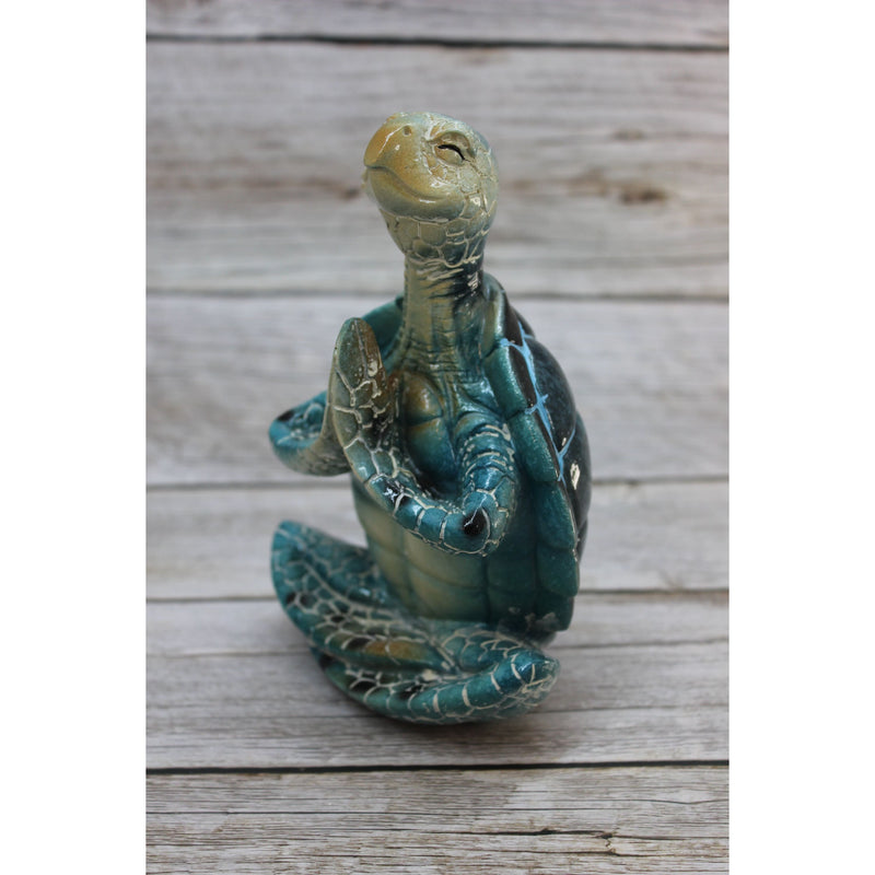 Yoga Turtle, Meditating Figurine, Meditating Animal, Funny Animal Figurine,  Meditating Sea Turtle