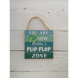 Flip Flop Sign, Flip Flop Zone, Flip Flop Decor, Pool Decor, Lake House Decor Beach Cottage Decor - Pink Horse Florida