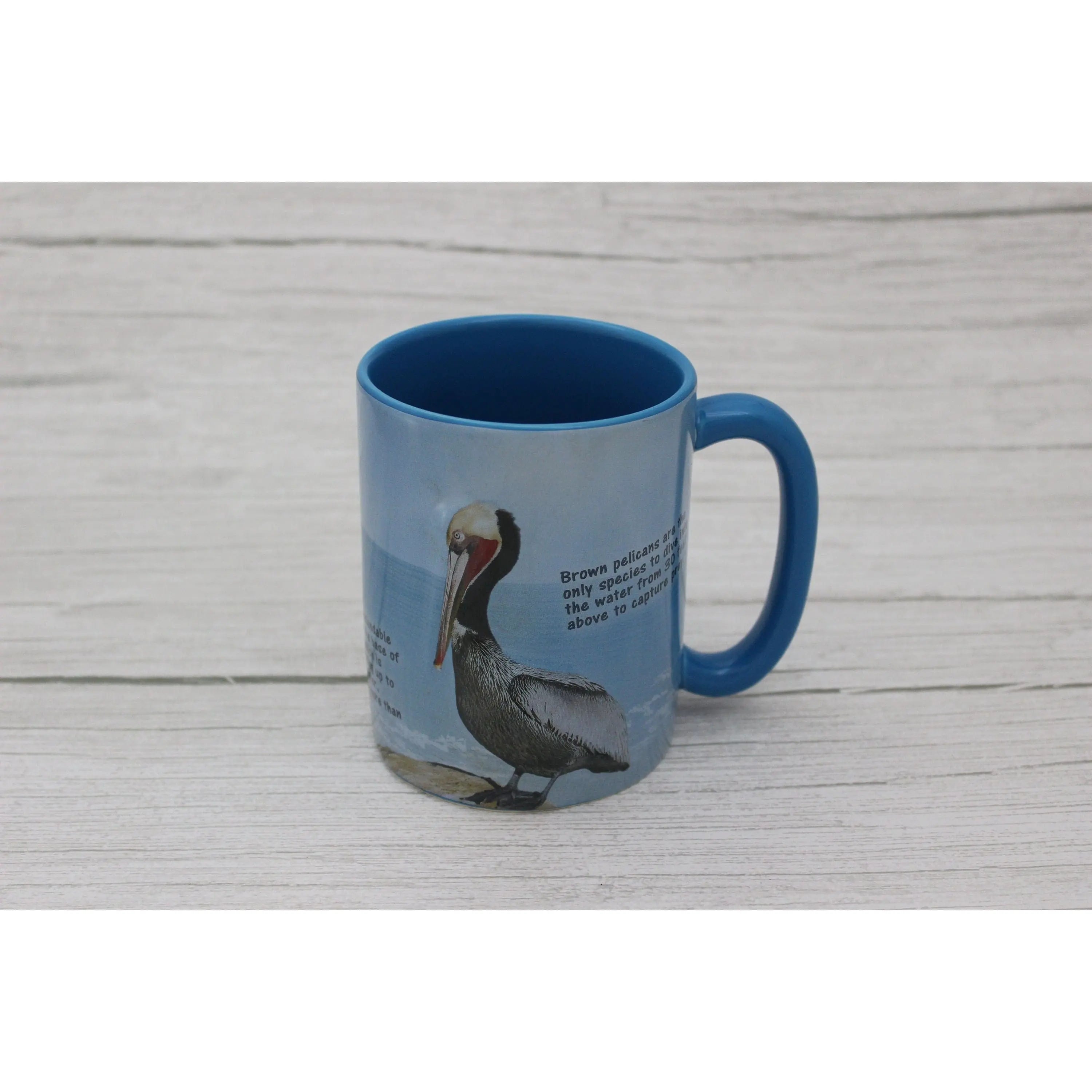 Pelican Mug, Pelican Decor, Coastal Mug, Pelican Gift, Pelican Statue, Beach Gift, Beach Decor, - Pink Horse Florida