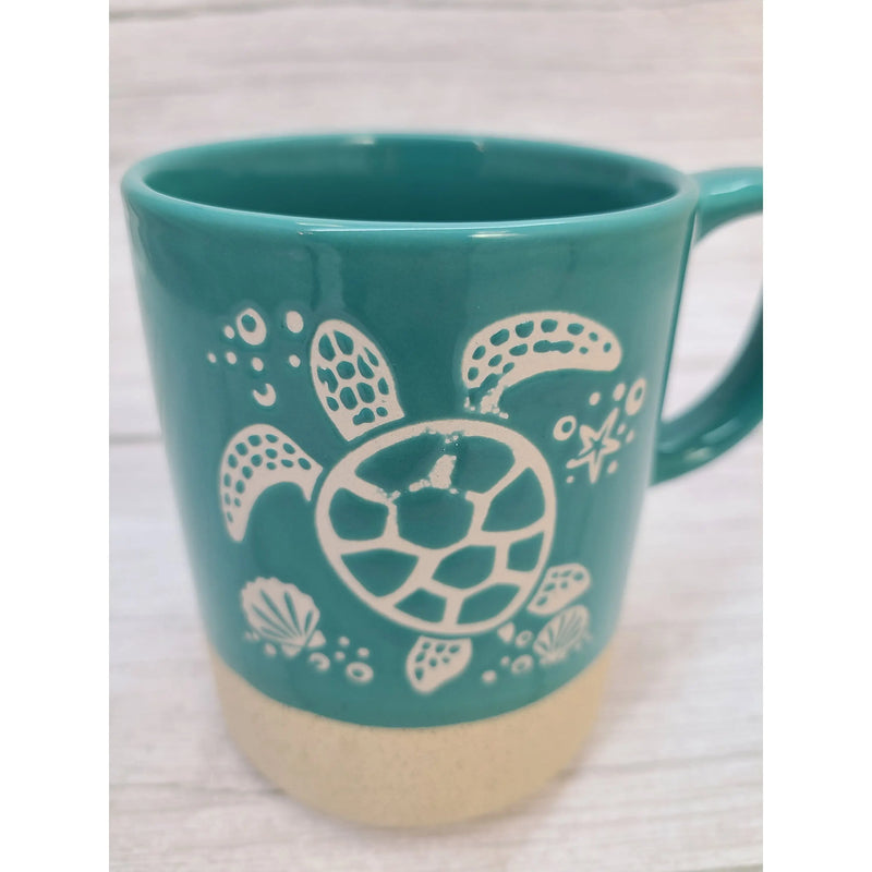 Turtle Mug, Beach Mug, Sea Turtle Mug, Turtle Kitchen, Turtle Gift, Sea Turtle Gift, Sea Turtle - Pink Horse Florida