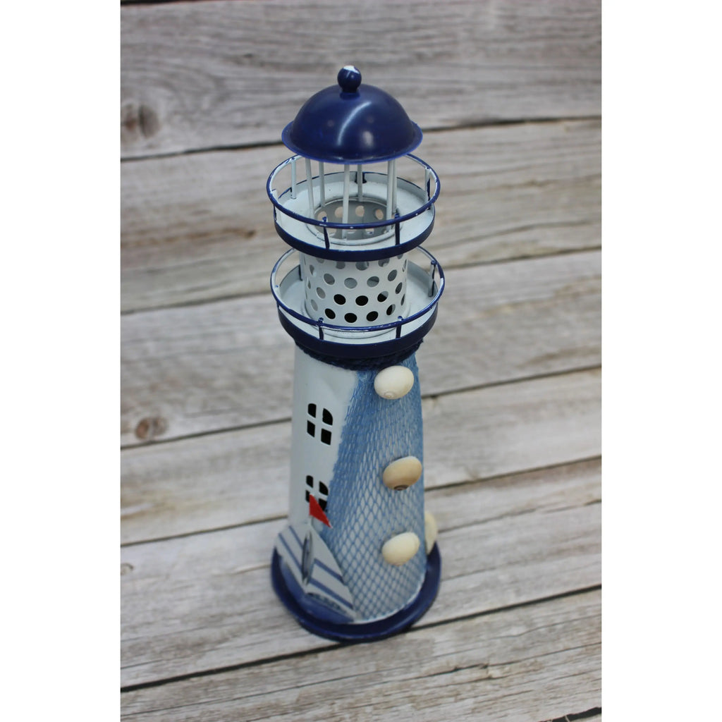 Lighthouse Figurine, Lighthouse Decor, Maine Lighthouse, Beach Figurine, Nautical Figurine, Nautical - Pink Horse Florida