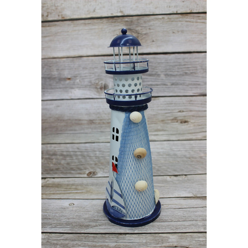Lighthouse Figurine, Lighthouse Decor, Maine Lighthouse, Beach Figurine, Nautical Figurine, Nautical - Pink Horse Florida