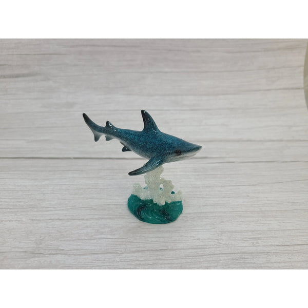 Shark Figurine, Shark Decor, Beach Home, Beach Decor, Ocean Decor, Nautical FIgurine, Beach - Pink Horse Florida