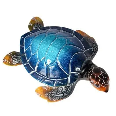 Turtle Figurine, Sea Turtle Figurine, Sea Turtle Decor, Turtle Decor, Beach Home, Beach Figurine, - Pink Horse Florida