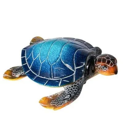 Turtle Figurine, Sea Turtle Figurine, Sea Turtle Decor, Turtle Decor, Beach Home, Beach Figurine, - Pink Horse Florida