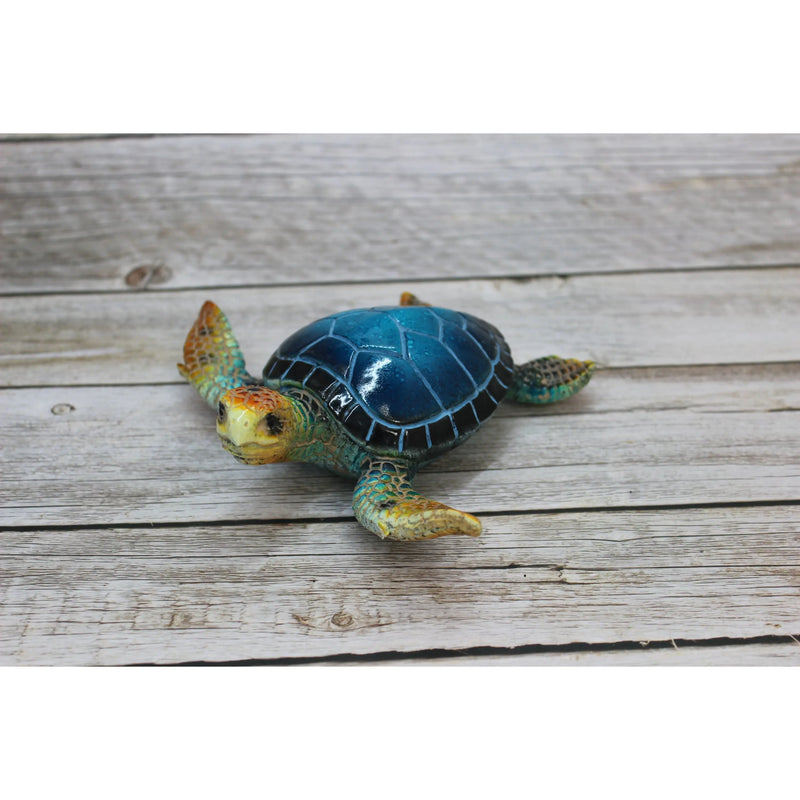 Turtle Figurine, Sea Turtle Figurine, Sea Turtle Decor, Turtle Wall Decor, Turtle Decor, Beach Home, - Pink Horse Florida