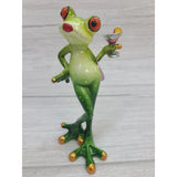 Funny Frog Figurine, Lady Frog Figurine, Funny Animal Figurine, Funny Office Decor, Frog Figure - Pink Horse Florida