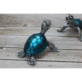 Sea Turtle Figurine SET of TWO, Sea Turtle Figurine, Turtle Lover Gift, Ocean Lover Gift, - Pink Horse Florida