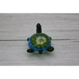 Blue Glass Sea Turtle Figurine, Turtle Figurine, Sea Turtle Figurine, Turtle Decor, Sea Turtle - Pink Horse Florida