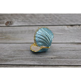 Seashell Trinket Box, Seashell Storage Box, Seashell Figurine, Seashell Box, Seashell Jewelry Box, - Pink Horse Florida