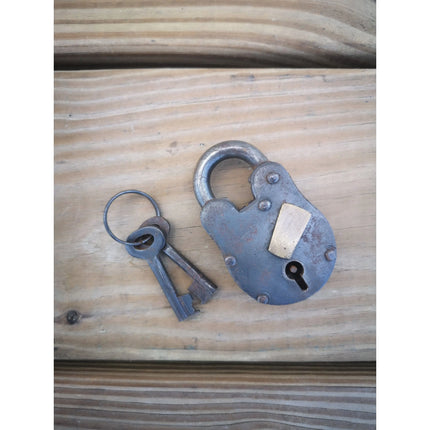 Antique Lock, Antique Padlock, Antique Lock and Key, Antique Locks, Vintage Lock and Key, Old Lock, - Pink Horse Florida