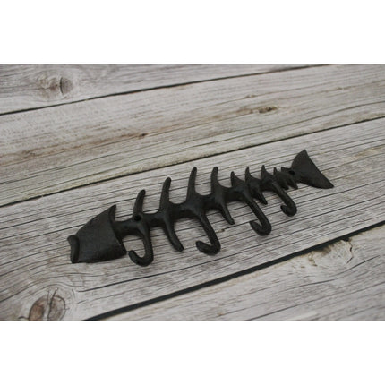 Fish Wall Hanger, Fish Bone Hook, Key Hook, Wall Hooks,Fish Decoration, Beach Decor, Beach - Pink Horse Florida