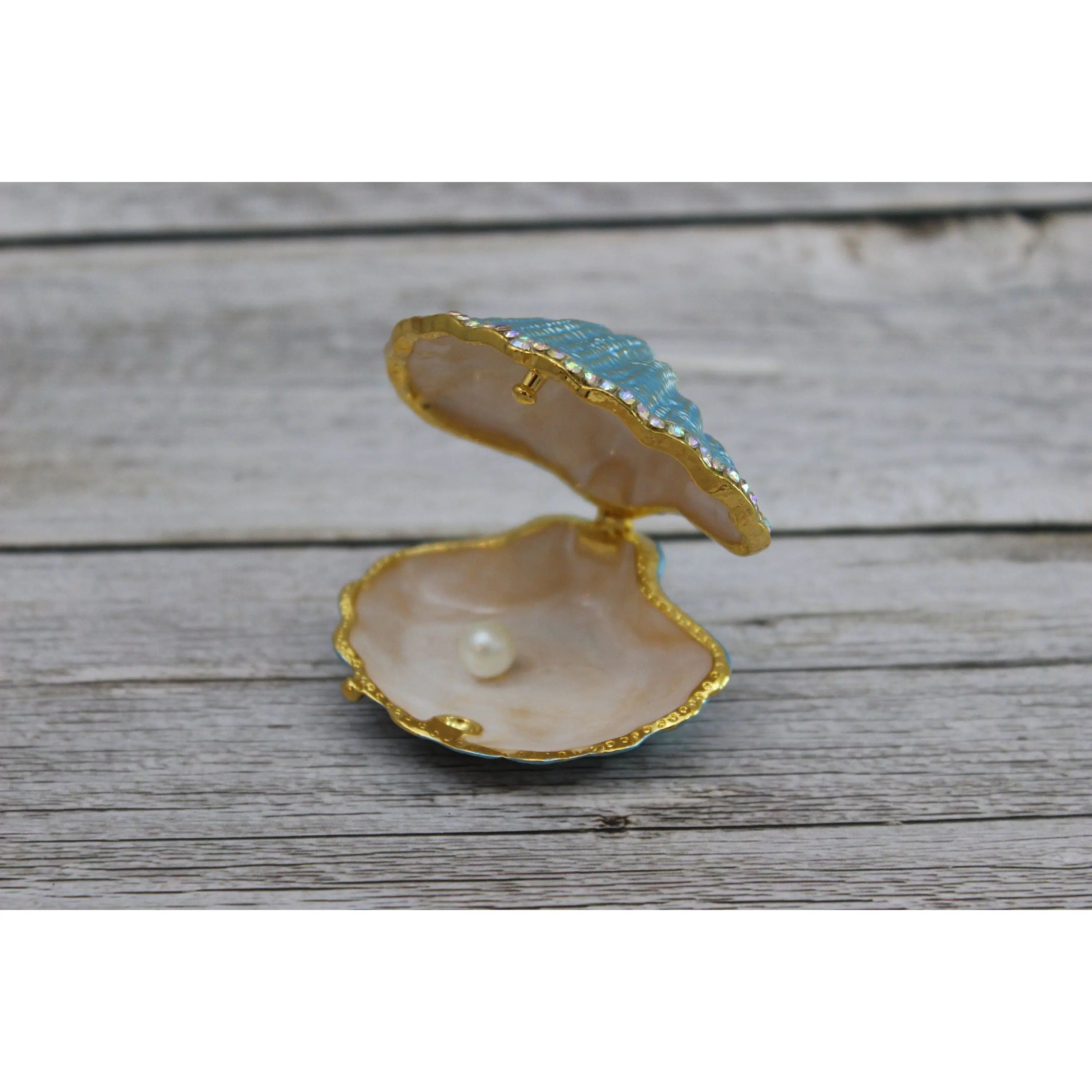 Pink Horse Florida Seashell Trinket Box Seashell Storage Box