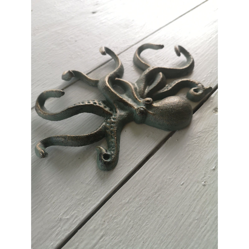 Octopus Hook, Octopus Decor, Nautical Decor, Octopus Key Hook