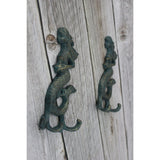 Mermaid Hook set, Mermaid Hook SET OF TWO, Mermaid Key Hook Beach Decor Mermaid Decor Key hook - Pink Horse Florida