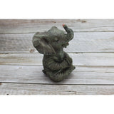 Meditating Elephant Figurine, Elephant Yoga, Elephant Gift, Elephant Figurine - Pink Horse Florida