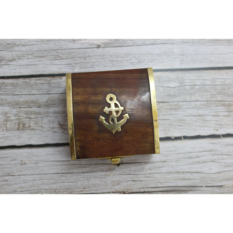 Antique Compass, Vintage Compass, Pocket Compass, Brass Compass, 50 Years Calendar Compass - Pink Horse Florida