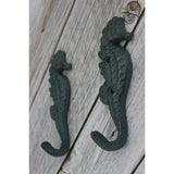 Seahorse Hook, Seahorse Key Hook, Beach Decor, Seahorse Decor, Key hook SET OF TWO, Nautical Decor, - Pink Horse Florida
