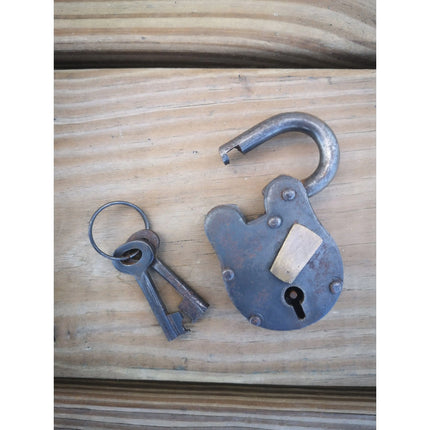 Antique Lock, Antique Padlock, Antique Lock and Key, Antique Locks, Vintage Lock and Key, Old Lock, - Pink Horse Florida