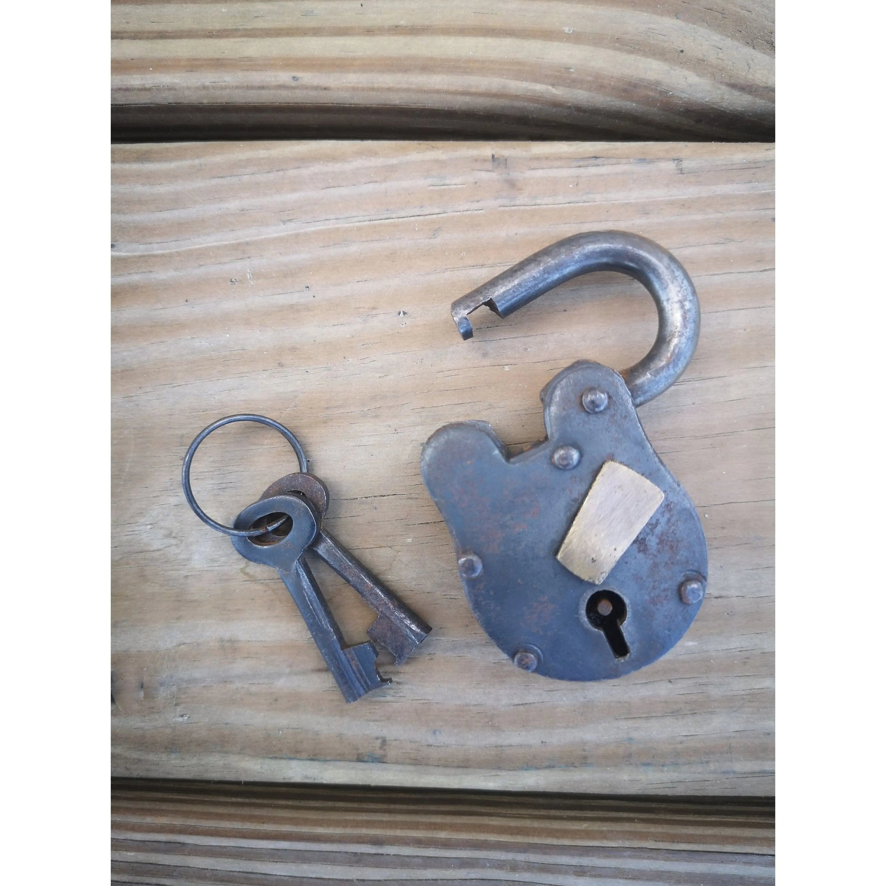 Antique Lock, Antique Padlock, Antique Lock and Key, Antique Locks, Vintage Lock and Key, Old Lock, - Pink Horse Florida